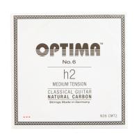 Optima Strings No6.CMT2 Natural Carbon B/H2 Medium 2弦 バラ弦 クラシックギター弦×3本