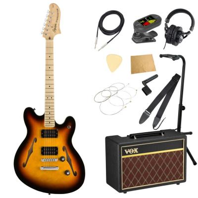 Squier Affinity Series Starcaster MN 3TS エレキギター VOXアンプ付き 入門11点セット