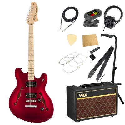 Squier Affinity Series Starcaster MN CAR エレキギター VOXアンプ付き 入門11点セット