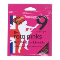 ROTOSOUND R9 Roto Pinks NICKEL SUPER LIGHT 9-42 エレキギター弦×6セット
