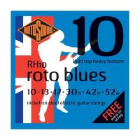 ROTOSOUND RH10 Roto Blues NICKEL LIGHT TOP HEAVY BOTTOM 10-52 エレキギター弦×3セット