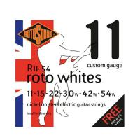 ROTOSOUND R11-54 Roto Whites NICKEL DETUNING 11-54 エレキギター弦×6セット