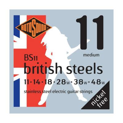 ROTOSOUND BS11 British Steels Medium 11-48 エレキギター弦×6セット
