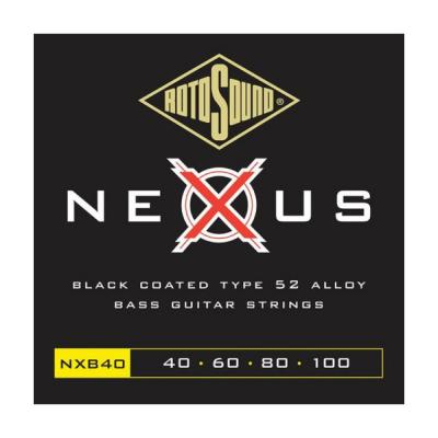 ROTOSOUND NXB40 Nexus Bass Medium Black Coated Type 52 Alloy 40-100 エレキベース弦×2セット