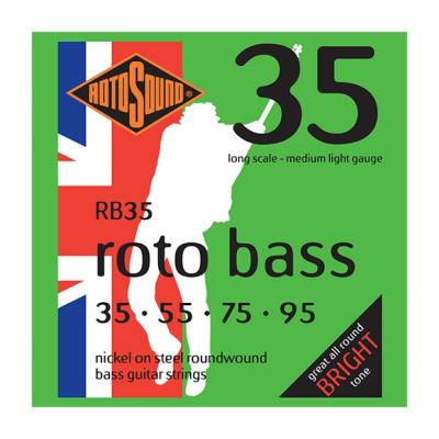 ROTOSOUND RB35 Roto Bass Medium Light 35-95 LONG SCALE エレキベース弦×2セット