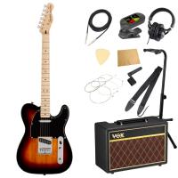 Squier Affinity Series Telecaster 3TS エレキギター VOXアンプ付き 入門11点セット