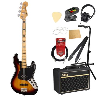 Squier Classic Vibe ’70s Jazz Bass 3TS MN エレキベース VOXアンプ付き 入門10点セット