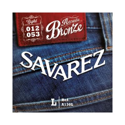 SAVAREZ A130L Bronze Light アコースティックギター弦×3セット