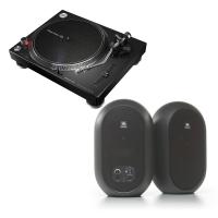 Pioneer DJ PLX-500-K Black ターンテーブル リスニングセット JBL 104-BT付きセット