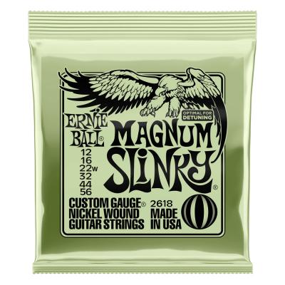 ERNIE BALL 2618 MAGNUM SLINKY 12-56 3弦をワウンドにしたヘビーゲージ エレキギター弦×3セット