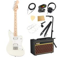 Squier Mini Jazzmaster HH Maple Fingerboard Olympic White エレキギター VOXアンプ付き 入門11点 初心者セット