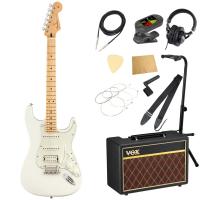 Fender Player Stratocaster HSS MN Polar White エレキギター VOXアンプ付き 入門11点 初心者セット