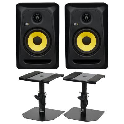 KRK SYSTEMS CLASSIC 5 ニアフィールド・モニタースピーカー×2本(ペア) スピーカースタンド付きセット
