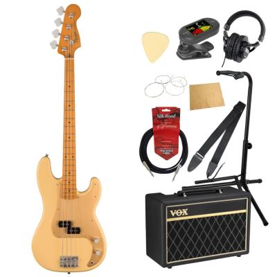 Squier 40th Anniversary Precision Bass Vintage Edition SVBL エレキベース VOXアンプ付き 入門10点 初心者セット