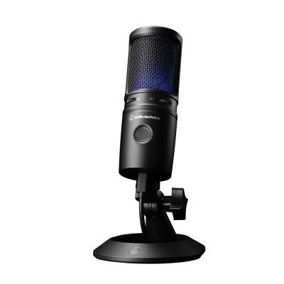 AUDIO-TECHNICA AT2020USB-X コンデンサーUSBマイク AT8455ショックマウント付きセット 全体像