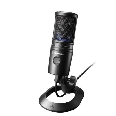 AUDIO-TECHNICA AT2020USB-X コンデンサーUSBマイク AT8455ショックマウント付きセット 全体像