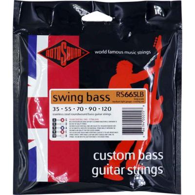 ROTOSOUND RS665LB SWING BASS 66 5-STRING MEDIUM LIGHT 35-120 5弦ベース用 エレキベース弦×2セット
