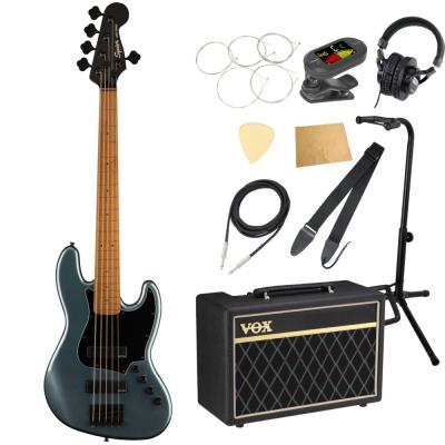 Squier Contemporary Active Jazz Bass HH V GMM 5弦エレキベース VOXアンプ付き 入門10点 初心者セット