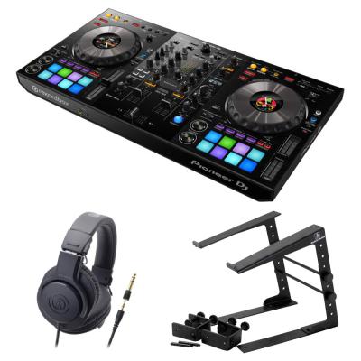 Pioneer DJ DDJ-800 rekordbox dj専用パフォーマンスDJコントローラー ヘッドホン ラップトップスタンド付き 3点セット