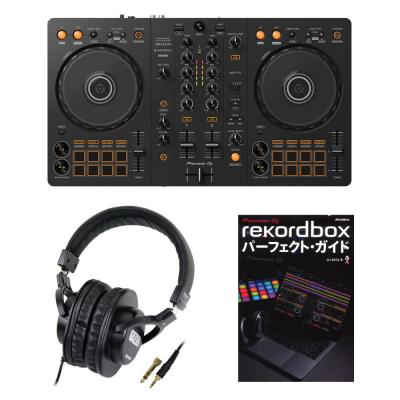 Pioneer DJ DDJ-FLX4 rekordbox ヘッドホン / パーフェクト・ガイド教則本付きセット DJコントローラー rekordbox / Serato DJ Lite対応 PC / スマホ両対応を実現したコントローラー