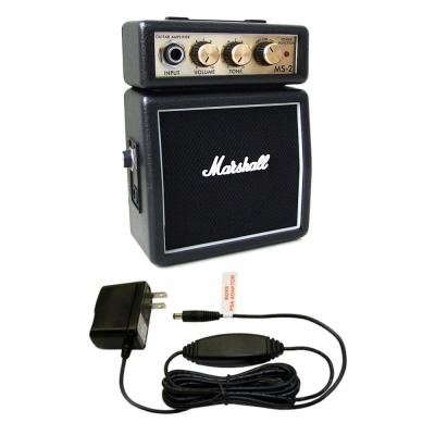 MARSHALL MS2 Mighty Mini 小型ギターアンプ BOSS PSA-100S2 電源アダプター付きセット