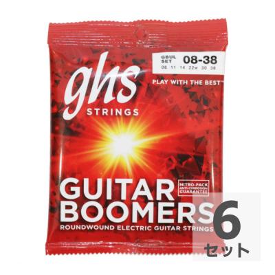 GHS GBUL Boomers ULTRA LIGHT 008-038 エレキギター弦×6セット