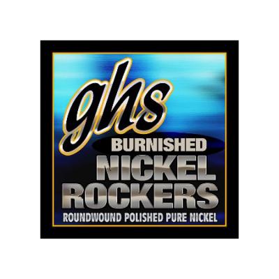 GHS BNR-XL Burnished Nickel Rockers EXTRA LIGHT 009-042 エレキギター弦×3セット