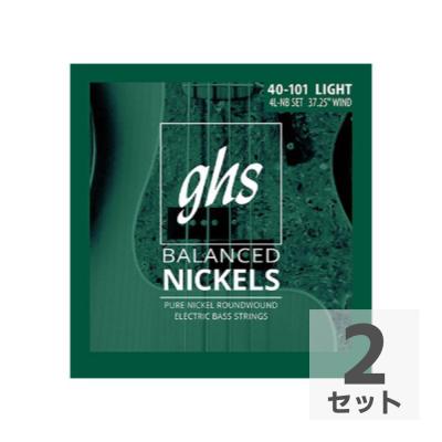 GHS 4L-NB Balanced Nickels LIGHT 40-101 エレキベース弦×2セット