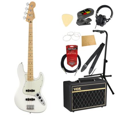 Fender Player Jazz Bass MN Polar White エレキベース VOXアンプ付き 入門10点 初心者セット
