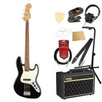 Fender Player Jazz Bass PF Black エレキベース VOXアンプ付き 入門10点 初心者セット