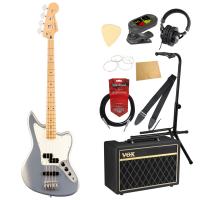 Fender Player Jaguar Bass MN Silver エレキベース VOXアンプ付き 入門10点 初心者セット