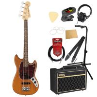 Fender Player Mustang Bass PJ PF AGN エレキベース VOXアンプ付き 入門10点 初心者セット