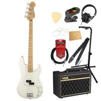 Fender Player Precision Bass MN Polar White エレキベース VOXアンプ付き 入門10点 初心者セット