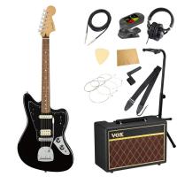 Fender Player Jaguar PF Black エレキギター VOXアンプ付き 入門11点 初心者セット