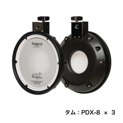 【楽器店大賞2022受賞】 ROLAND TD-17KVX2 MDS-Compact付きセット 電子ドラム ドラムキット（ハイハットスタンド、キックペダル別売り） V-Drum Vドラム タム画像