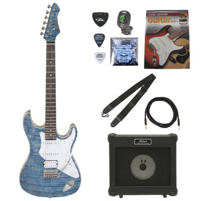 AriaProII 714-AE200 LRBL エレキギター アンプ付き 初心者セット