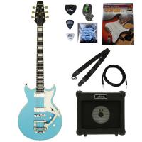 AriaProII 212-MK2 PHBL Phantom Blue エレキギター アンプ付き 初心者セット