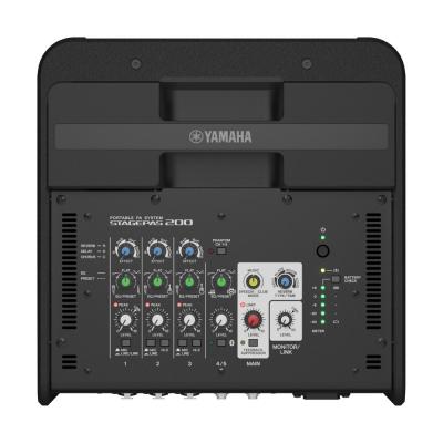 ヤマハ YAMAHA STAGEPAS 200 バッテリー非搭載モデル ポータブルPAシステム STAGEPAS200専用 キャンリングケース付き 詳細画像