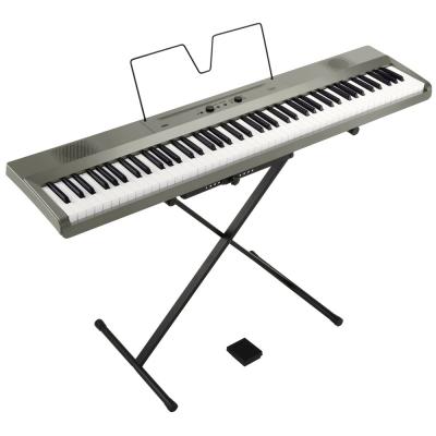 KORG コルグ L1SP MSILVER Liano 電子ピアノ メタリックシルバー X型ピアノ椅子付きセット キーボード本体
