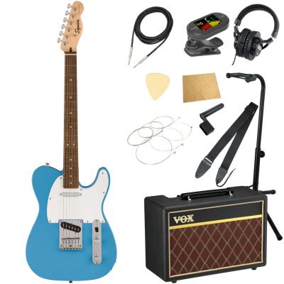 Squier スクワイヤー スクワイア Sonic Telecaster LRL CAB エレキギター テレキャスター VOXアンプ付き 入門11点 初心者セット