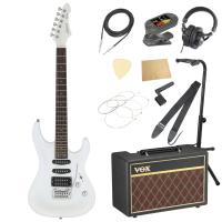 AriaProII MAC-STD Pearl White エレキギター VOXアンプ付き 入門11点 初心者セット