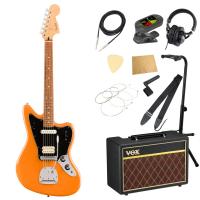 Fender フェンダー Player Jaguar PF Capri Orange エレキギター VOXアンプ付き 入門11点 初心者セット