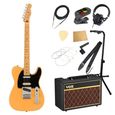 Fender フェンダー Player Plus Nashville Telecaster BTB エレキギター VOXアンプ付き 入門11点 初心者セット