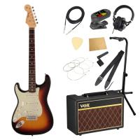 Fender フェンダー Made in Japan Traditional 60s Stratocaster LH RW 3TS レフトハンドモデル エレキギター VOXアンプ付き 入門11点 初心者セット