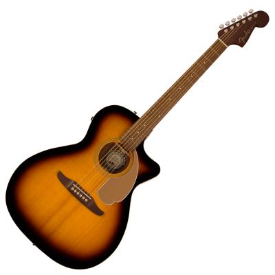 Fender フェンダー NEWPORTER PLAYER WN Sunburst エレクトリックアコースティックギター 入門9点 初心者セット ギター本体画像
