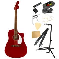 Fender フェンダー REDONDO PLAYER WN Candy Apple Red エレクトリックアコースティックギター 入門9点 初心者セット