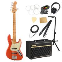 Fender フェンダー Player Plus Jazz Bass V FRD 5弦エレキベース VOXアンプ付き 入門10点 初心者セット