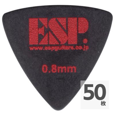 ESP イーエスピー PT-PS10 M Black トライアングル型 ピック×50枚