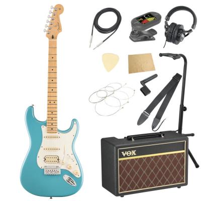Fender フェンダー Player II Stratocaster HSS MN AQB エレキギター VOXアンプ付き 入門11点 初心者セット