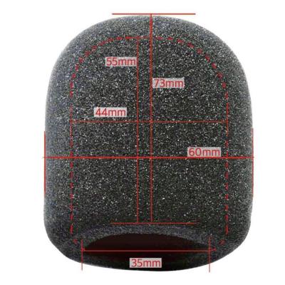 KIKUTANI WS-L BK ウィンドスクリーン×3個 寸法画像